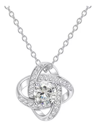DISPONIBLE POR TIEMPO LIMITADO - COLLAR DE COLGANTE DIAMANTE TRÉBOL